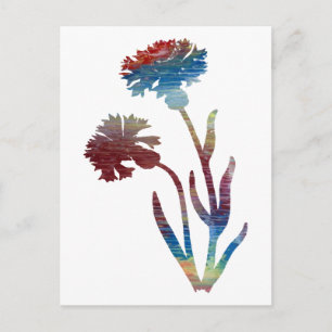 Cartão Postal Botão solteiro