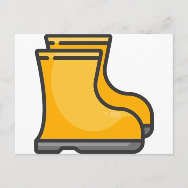Cartão Postal botas (Frente)