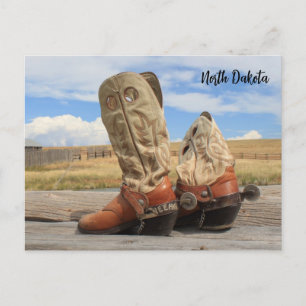 Cartão Postal Botas da Dakota do Norte