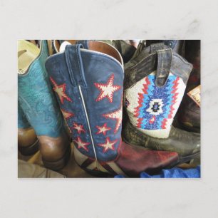Cartão Postal Botas de Cowboy