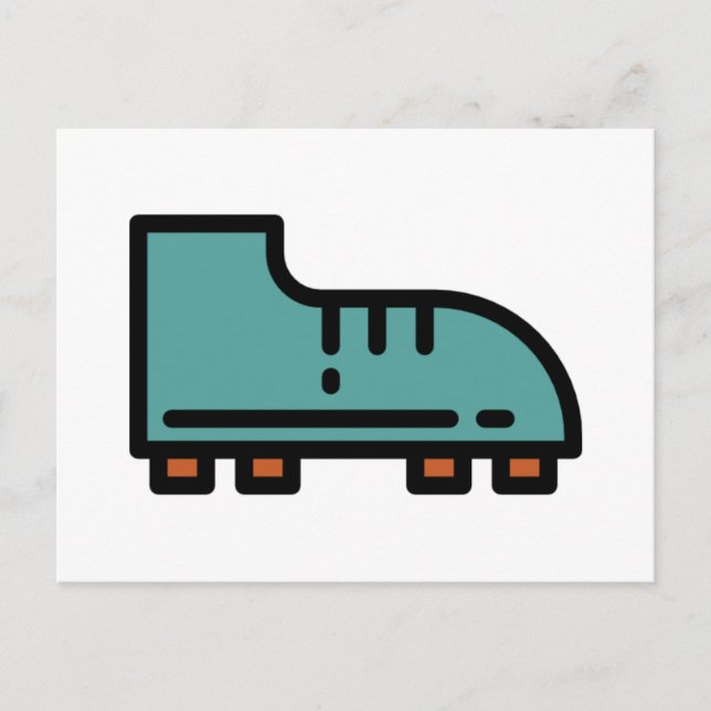 Cartão Postal botas de futebol (Frente)