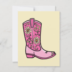 Cartão Postal Botas de vaqueira