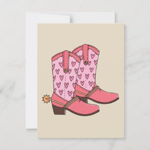 Cartão Postal Botas de vaqueira