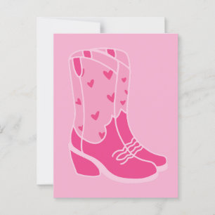 Cartão Postal Botas de vaqueira