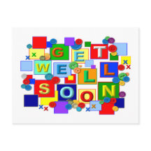 BOTÕES Cartão-postal de Melhoras