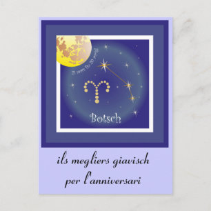 Cartão Postal Botsch 21 mars fin 20 avrigl Postkarte