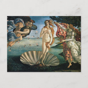 Cartão Postal Botticelli Birth of Vênus