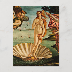 Cartão Postal Botticelli - O Nascimento De Vênus