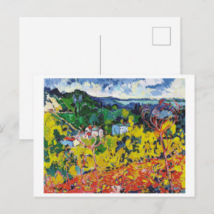 Cartão Postal Bougival Maurice de Vlaminck