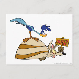 Cartão Postal Boulder WILE E. COYOTE™ e ROAD RUNNER™