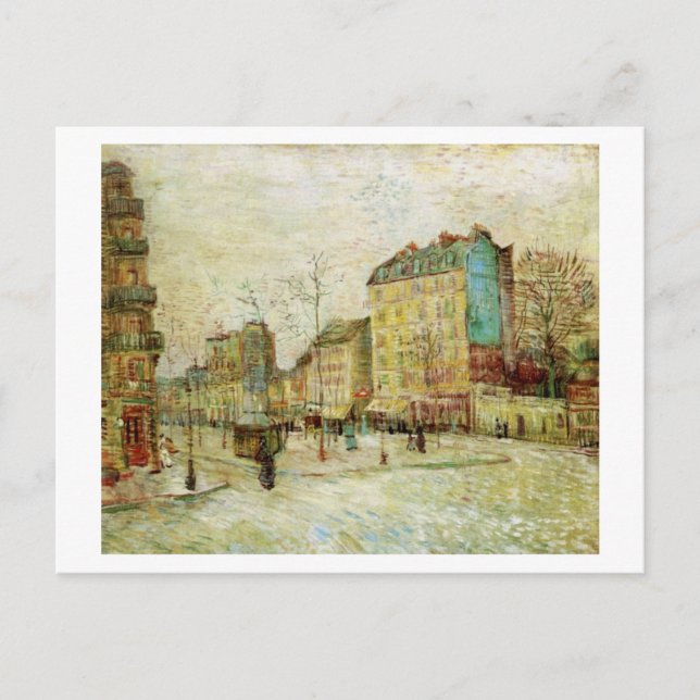 Cartão Postal Boulevard de Clichy, Van Gogh Fine Art (Frente)