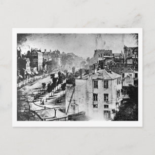 Cartão Postal Boulevard du Temple Paris França 1838