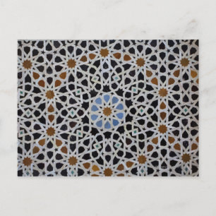 Cartão Postal Bounania Medersa, Fez Marrocos
