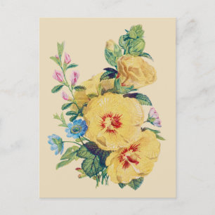 Cartão Postal Bouquet - Hibisco