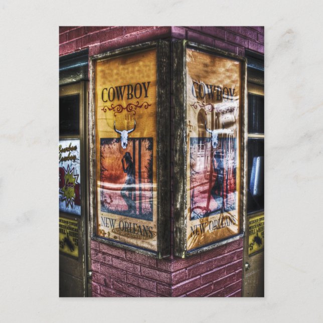 Cartão Postal Bourbon Street (Frente)