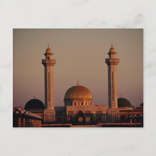 Cartão Postal Bourguiba Mausoleum, Monastir, Tunísia