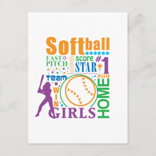 Cartão Postal Bourne Softball