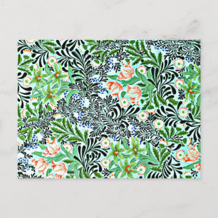 Cartão Postal Bower, antigo padrão William Morris.