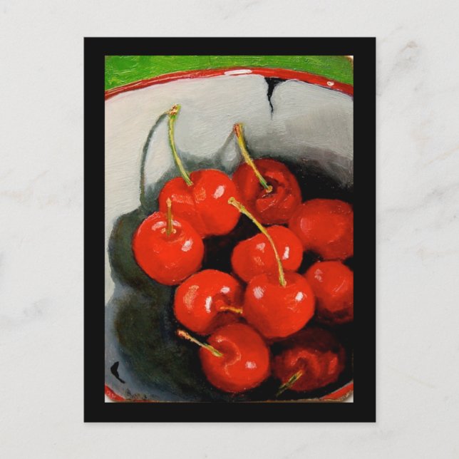 CARTÃO POSTAL BOWL DE CHERRIES (Frente)