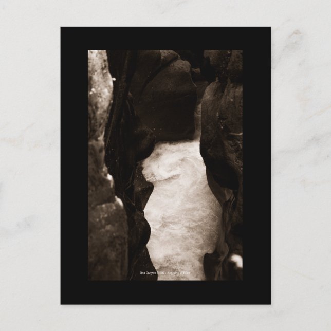 Cartão Postal Box Canyon (Frente)