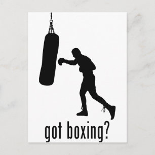 Cartão Postal Boxing
