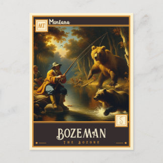 Cartão Postal Bozeman, Montana | Vintage