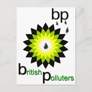 Cartão Postal BP: Poluidores britânicos