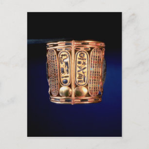Cartão Postal Bracelet com a cartouche de Psusennes I