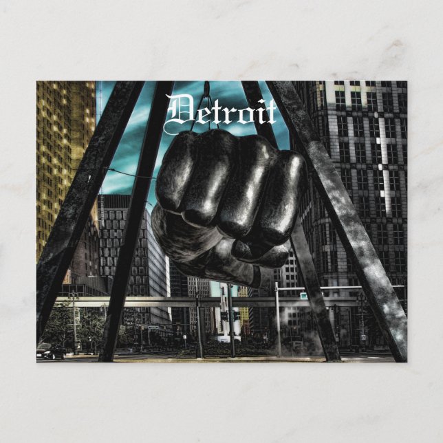 Cartão Postal braço detroit, Detroit (Frente)