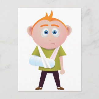 Cartão Postal Braço quebrado