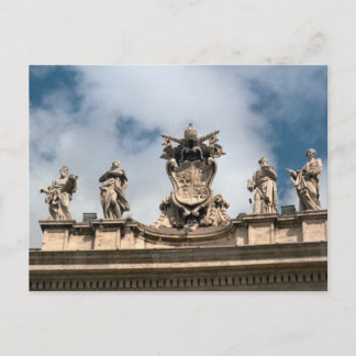 Cartão Postal Braços papais sobre a entrada da Rua Peter