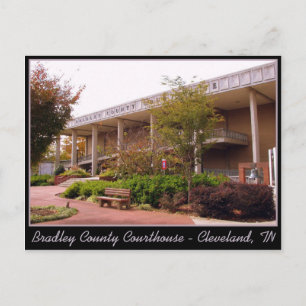 Cartão Postal Bradley County Courthouse - Cleveland, TN