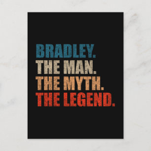 Cartão Postal Bradley O Homem O Mito A Lenda