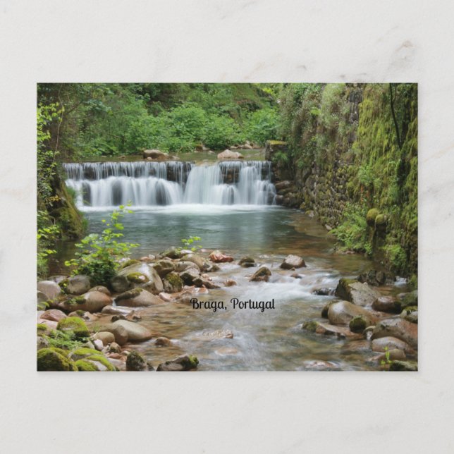 Cartão Postal Braga, paisagem portuguesa (Frente)