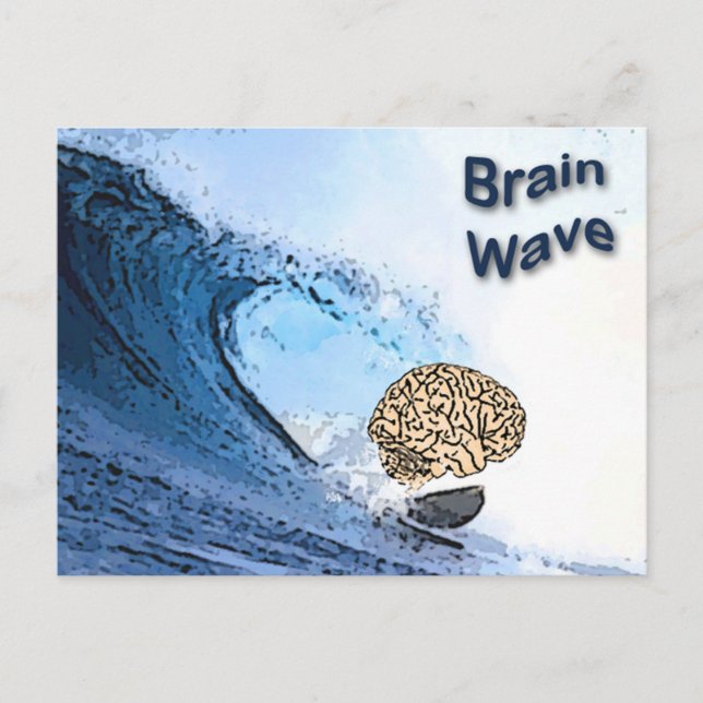 Cartão Postal Brain Wave (Frente)