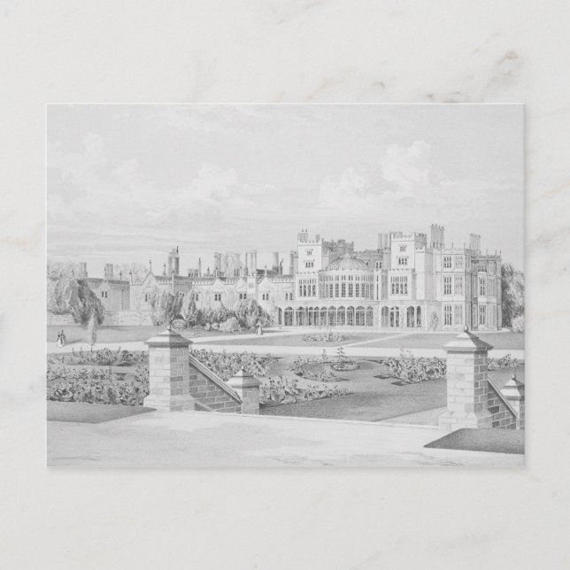 Cartão Postal Brampton Park, Huntingdonshire, 1852 (Frente)