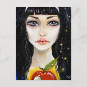 Cartão Postal Branca de Neve e Cartaz da Apple Venenosa