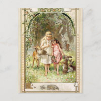 Branca de neve e Rosa vermelho por Hermann Vogeltr