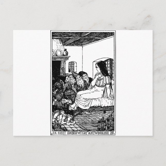 Cartão Postal branco de neve (Frente)