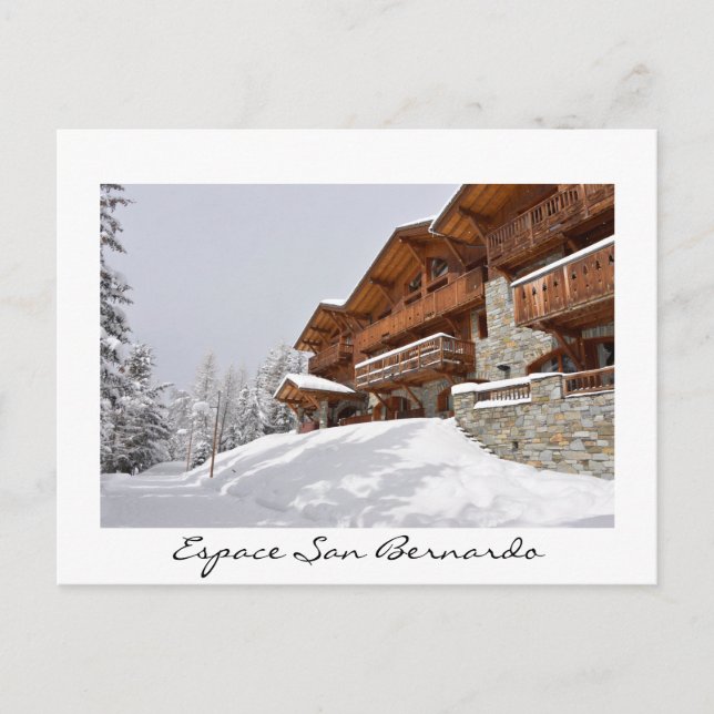 Cartão postal branco de San Bernardo (Frente)