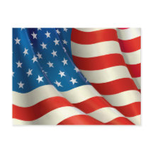 Branco vermelho e bandeira de ondulação azul dos