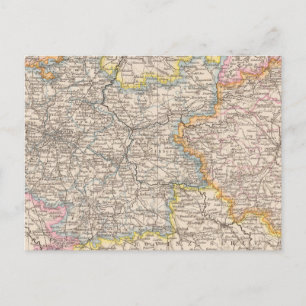 Cartão Postal Brandeburgo, Mapa Atlas Posen