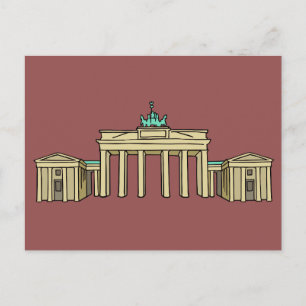 Cartão Postal Brandenburger Tor Berlin