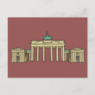 Cartão Postal Brandenburger Tor Berlin