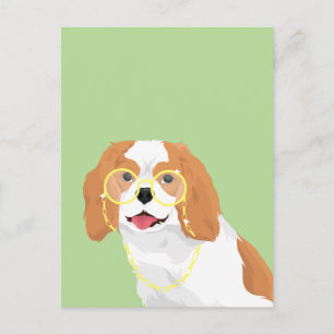 Cartão Postal Brandy The Blenheim Cavalier King Charles Spaniel