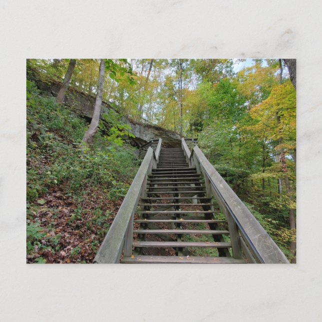 Cartão Postal Brandywine Falls, Parque Nacional do Vale do Cuyah (Frente)