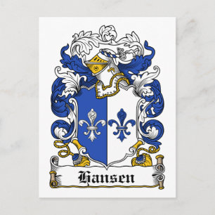 Cartão Postal Brasão da Família Hansen