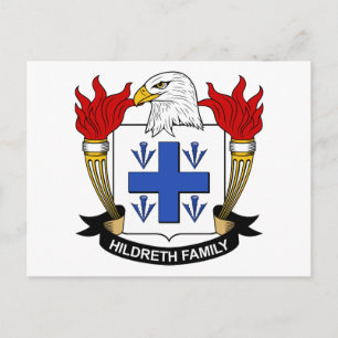 Cartão Postal Brasão da Família Hildreth