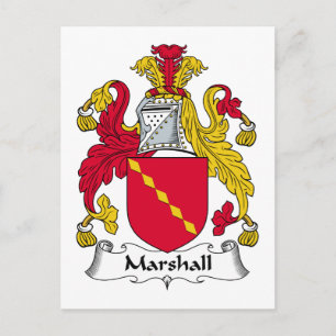 Cartão Postal Brasão da Família Marshall