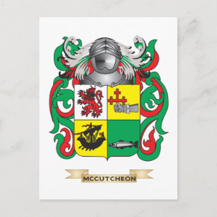Cartão Postal Brasão da Família McCutcheon